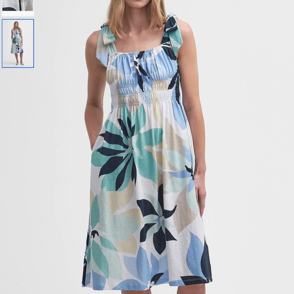 Barbour Nadia Floral Midi Dress, size 12 - Picture 1 of 13